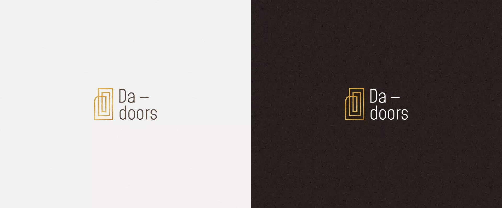 Разработка логотипа для компании «DA-DOORS» в Мариинске